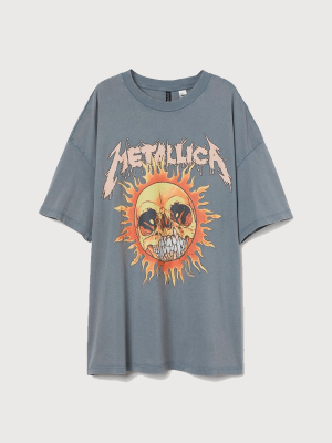 Oversized Metallica T-shirt