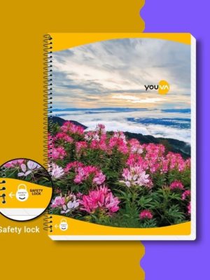 Youva spiral A4 notebook 300pgs unruled